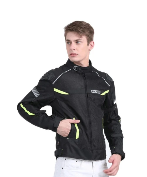Solace Ramble V2 Motorcycle Riding Jacket - Black Neon-Solace 6 Solace Ramble V2 Motorcycle Riding Jacket - Black Neon-Solace - Image 4