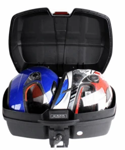 JDR 45 Litres Top Box With LED Light And Backrest-JDR