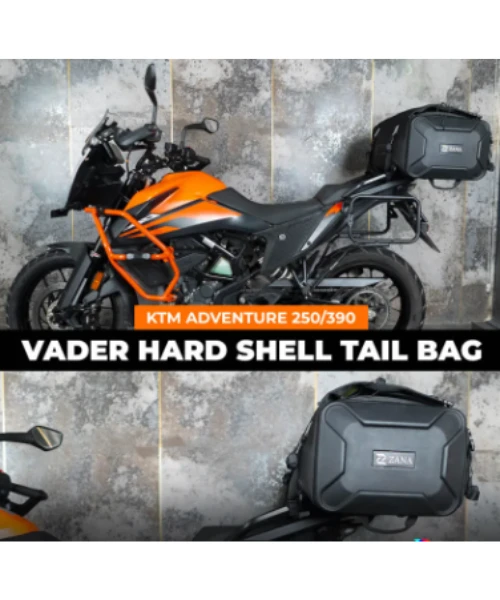Zana Vader Hard Shell Tail Bag 65 Litre With Free 2 Waterproof Storage Bag And 1 Bungee Cord - ZI-BG-001-Zana 6 Zana Vader Hard Shell Tail Bag 65 Litre With Free 2 Waterproof Storage Bag And 1 Bungee Cord - ZI-BG-001-Zana - Image 4