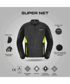 Spidi Super Net Riding Jacket - Black Yellow-Spidi 10 Spidi Super Net Riding Jacket - Black Yellow-Spidi -Motorcycle Riding Equipment Store 4 2e24ec6a 1982 4df8 9ad7 35a332d6eb3a