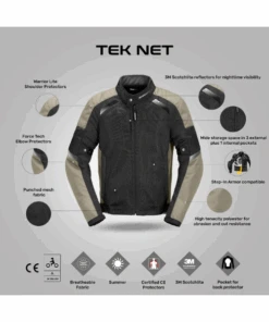 Spidi Tek Net Riding Jacket - Sand-Spidi -Motorcycle Riding Equipment Store 4 34cdbe10 35d6 4f35 99b1 2cfce621a075