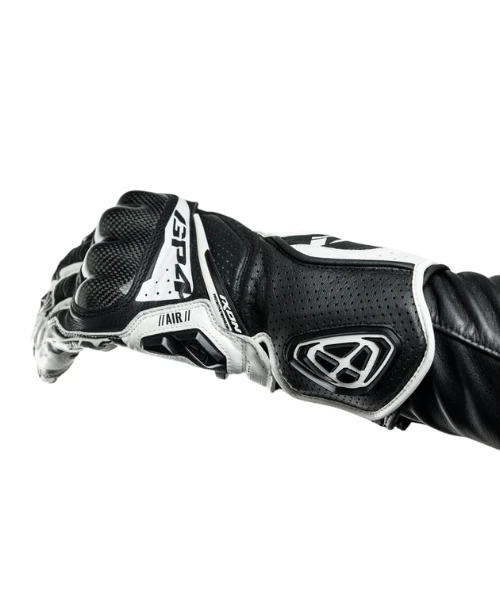 Ixon GP4 Air Riding Gloves - Black White-Ixon 6 Ixon GP4 Air Riding Gloves - Black White-Ixon - Image 4