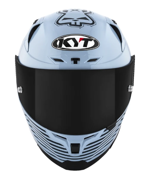 KYT Striker AF37 Livery Helmet - Gloss Sea Blue-KYT Helmets 6 KYT Striker AF37 Livery Helmet - Gloss Sea Blue-KYT Helmets - Image 4