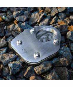 Viaterra Triumph Speed 400 / Scrambler 400 X Sidestand Shoe - Silver-Viaterra -Motorcycle Riding Equipment Store 4 7d3d41d3 0223 4e3f 850c 1e78481dfef5