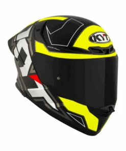 KYT TT-Revo Electron Helmet - Matt Black Yellow-KYT Helmets -Motorcycle Riding Equipment Store 4 a6d3dad3 2d9f 40e0 bf86 787c334d59cb