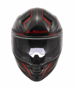 LS2 FF811 Vector II Alizer Helmet - Gloss Black Red-LS2 -Motorcycle Riding Equipment Store 4 b8e15bf9 edfd 489b 9be4 53e1ffed4687