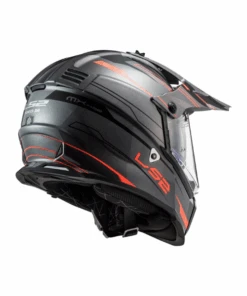 LS2 MX436 Pioneer Evo Dual Sport Helmet - Gloss Knight Titanium Orange-LS2 -Motorcycle Riding Equipment Store 4 ed2efda2 8f6a 4e4b 8f89 1d457fcd6167