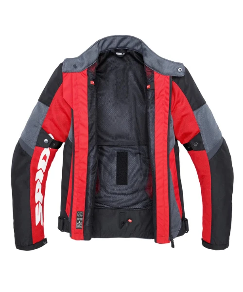 Spidi Tek Net Riding Jacket - Red-Spidi 6 Spidi Tek Net Riding Jacket - Red-Spidi - Image 4