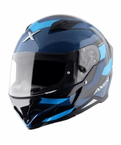 Axor Hunter Cornet Helmet - Gloss Dark Blue Black-AXOR -Motorcycle Riding Equipment Store 4 f69330bb e8c3 4cb7 bccd dcdb995a7fd0