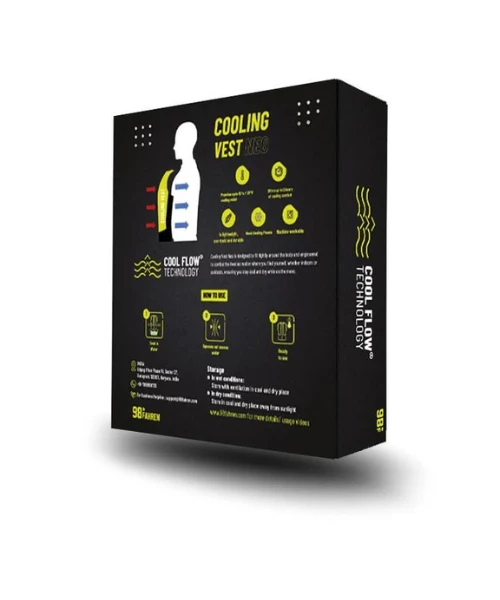 98 Fahren Cool Vest Neo - Super Evaporative Cooling Vest - Orange-98 Fahren 7 98 Fahren Cool Vest Neo - Super Evaporative Cooling Vest - Orange-98 Fahren - Image 5