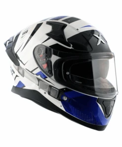 Axor Apex Hex-2 Helmet - White Blue-AXOR -Motorcycle Riding Equipment Store 5 107 2063f4ea 54a9 45ff 96ca e2cb09cc6cd0