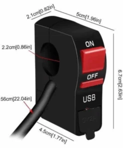 Aux Light Switch With USB Charging-Moto Arch 11 Aux Light Switch With USB Charging-Moto Arch -Motorcycle Riding Equipment Store 5 110 bf1a8449 e261 4ed8 a07b d6aaa9ec1a35