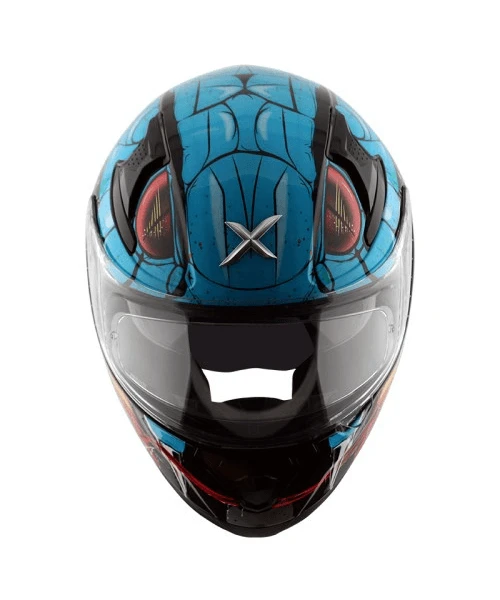 Axor Apex Venomous D/V Helmet - Black Neon Blue-AXOR 7 Axor Apex Venomous D/V Helmet - Black Neon Blue-AXOR - Image 5