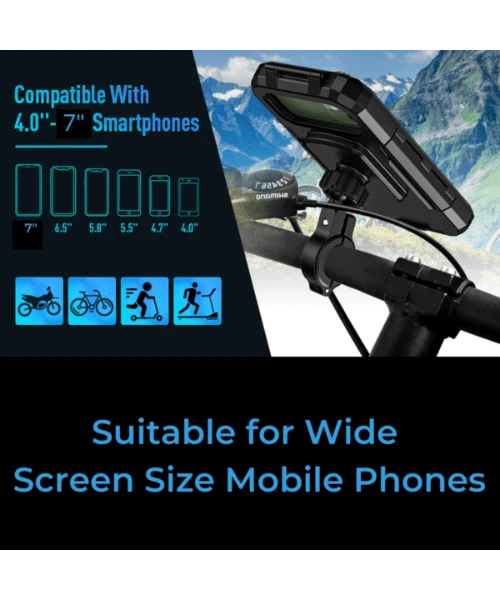 Yellowfin Fully Waterproof Handlebar Mobile Phone Holder Without Charger - M18L-B1 Handlebar-Yellowfin 7 Yellowfin Fully Waterproof Handlebar Mobile Phone Holder Without Charger - M18L-B1 Handlebar-Yellowfin - Image 5
