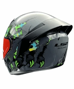 LS2 FF352 Rookie Demon Helmet - Dark Grey Green-LS2 -Motorcycle Riding Equipment Store 5 17 0eaa3232 a220 4b40 b840 98f69f956c79