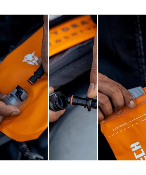 Mototech Stealth Hydration Backpack - 8L + 2l Hydration Bladder Combo - Black-Mototech 7 Mototech Stealth Hydration Backpack - 8L + 2l Hydration Bladder Combo - Black-Mototech - Image 5