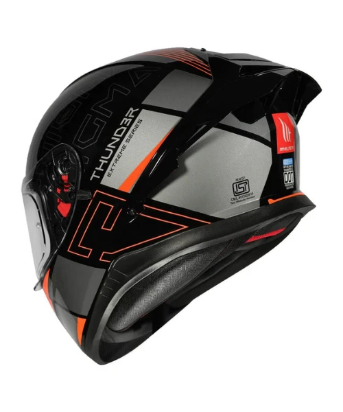 MT Thunder 3 SV Pro Enigma Helmet - Gloss Orange-MT Helmets 7 MT Thunder 3 SV Pro Enigma Helmet - Gloss Orange-MT Helmets - Image 5