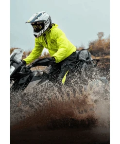 Rynox H2GO Pro 3 Rain Jacket - Hiviz Green-Rynox -Motorcycle Riding Equipment Store 5 63 b1daa71b 96c9 4b75 9317 f9549f4c0329
