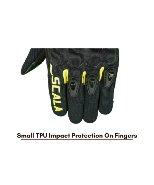 Scala Atlas Riding Gloves - Black Hi Viz-Scala Gears 7 Scala Atlas Riding Gloves - Black Hi Viz-Scala Gears - Image 5