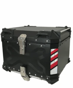 Moto Arch Aluminium Top Box 45L With Backrest - Black-Moto Arch -Motorcycle Riding Equipment Store 5 91