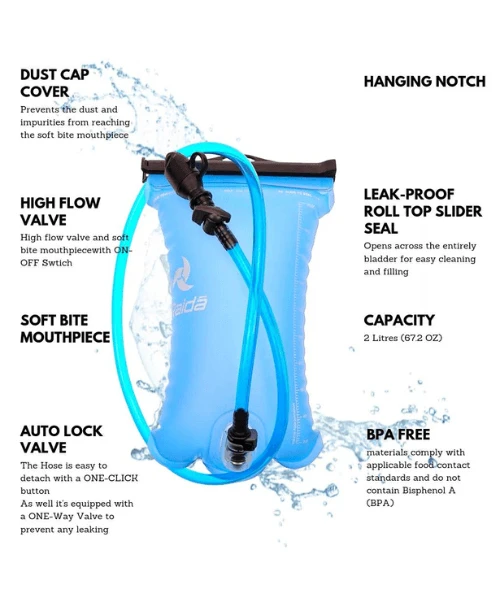 Raida Hydration Bladder - 2L-Raida 7 Raida Hydration Bladder - 2L-Raida - Image 5
