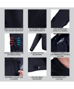 DSG Race Pro V2 Riding Jacket - Black-DSG 15 DSG Race Pro V2 Riding Jacket - Black-DSG -Motorcycle Riding Equipment Store 5 1bea0033 4509 4c82 ac61 b63e31769c2b