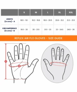 Mototech Reflex Air Flo Dual Sport Motorcycle Riding Gloves - Black-Mototech -Motorcycle Riding Equipment Store 5 bab225bb 9160 4c29 b7d2 6d5022eca774