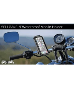 Yellowfin Fully Waterproof Handlebar Mobile Phone Holder Without Charger - M18L-B1 Handlebar-Yellowfin 14 Yellowfin Fully Waterproof Handlebar Mobile Phone Holder Without Charger - M18L-B1 Handlebar-Yellowfin -Motorcycle Riding Equipment Store 6 104