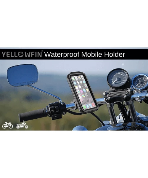 Yellowfin Fully Waterproof Handlebar Mobile Phone Holder Without Charger - M18L-B1 Handlebar-Yellowfin 8 Yellowfin Fully Waterproof Handlebar Mobile Phone Holder Without Charger - M18L-B1 Handlebar-Yellowfin - Image 6