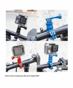 Yellowfin Handlebar Action Camera Mount Aluminium Alloy - MINI-ACT-BLUE-Yellowfin -Motorcycle Riding Equipment Store 6 112