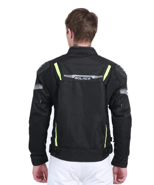 Solace Ramble V2 Motorcycle Riding Jacket - Black Neon-Solace 8 Solace Ramble V2 Motorcycle Riding Jacket - Black Neon-Solace - Image 6