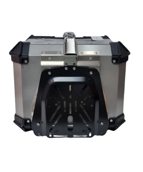 Asiatic Aluminium Top Box 45L With Backrest - Silver-Asiatic 8 Asiatic Aluminium Top Box 45L With Backrest - Silver-Asiatic - Image 6