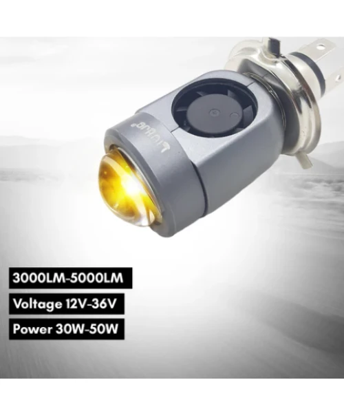 HJG Motorcycle LED Headlight Bulb Yellow/White With H4 Fitting - Pack Of 1-HJG 8 HJG Motorcycle LED Headlight Bulb Yellow/White With H4 Fitting - Pack Of 1-HJG - Image 6