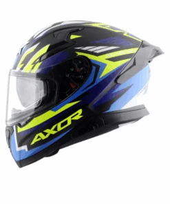 Axor Apex Streak Helmet - Dull Black Blue-AXOR