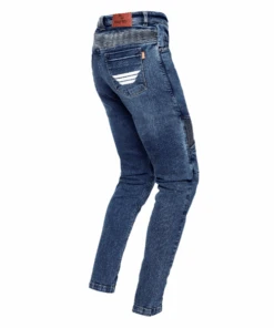 Bikeratti Steam Lady Motorcycle Denim Jeans With D3O Armour - Blue-Bikeratti 14 Bikeratti Steam Lady Motorcycle Denim Jeans With D3O Armour - Blue-Bikeratti -Motorcycle Riding Equipment Store 6 38 1134b720 1984 464c 9a6d 4b0febda7eb0