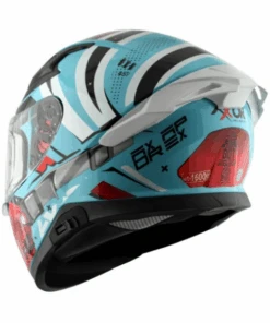 Axor Apex Hex-2 Helmet - Hex Blue Red-AXOR -Motorcycle Riding Equipment Store 6 4 7a8a6272 19c2 4d81 8c72 893592f2e122