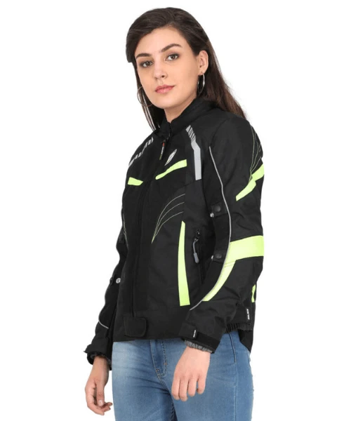 Solace Asmi Ladies Jacket V3 Black & Neon-Solace 6 Solace Asmi Ladies Jacket V3 Black & Neon-Solace - Image 4