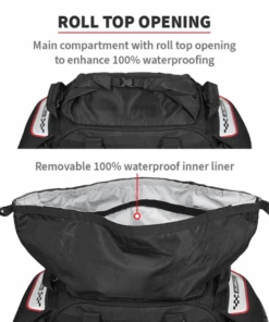 Viaterra Claw Mini 48L Waterproof Tail Bag - Black-Viaterra 26 Viaterra Claw Mini 48L Waterproof Tail Bag - Black-Viaterra -Motorcycle Riding Equipment Store 6 64