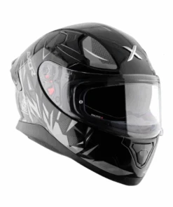 Axor Apex Hunter Helmet- Gloss Black Grey-AXOR -Motorcycle Riding Equipment Store 6 8 7c5a2593 9aa8 490f 8359 68c7fe8142d7