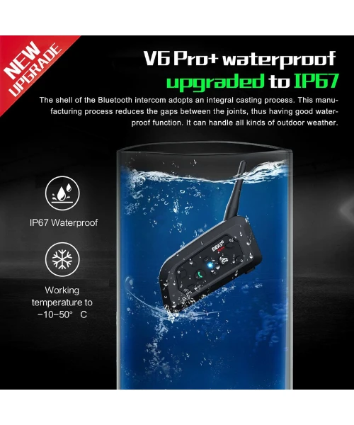Vnetphone V6 Pro+ Bluetooth Intercom (1 Yr Warranty)-Vnetphone 18 Vnetphone V6 Pro+ Bluetooth Intercom (1 Yr Warranty)-Vnetphone - Image 16