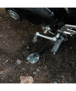 Viaterra Triumph Speed 400 / Scrambler 400 X Sidestand Shoe - Silver-Viaterra -Motorcycle Riding Equipment Store 6 834e4f65 2975 4f77 b6e1 acced12edb61