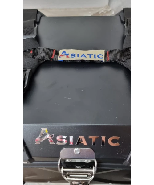 Asiatic Aluminium Top Box 45L With Backrest - Black-Asiatic 8 Asiatic Aluminium Top Box 45L With Backrest - Black-Asiatic - Image 6