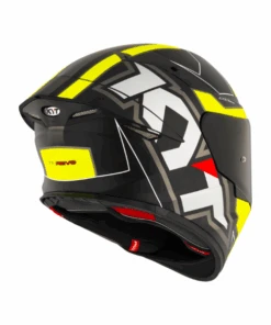 KYT TT-Revo Electron Helmet - Matt Black Yellow-KYT Helmets -Motorcycle Riding Equipment Store 6 d7cdf787 587e 4d56 bacf e88d01a09037