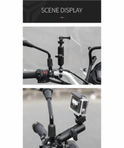 Yellowfin Aluminium Alloy Action Camera Mount Compatible With Gopro - 2 Attachments-Yellowfin 16 Yellowfin Aluminium Alloy Action Camera Mount Compatible With Gopro - 2 Attachments-Yellowfin -Motorcycle Riding Equipment Store 7 16 322ec514 0ff0 4ae3 bd80 12b1e2fe1161