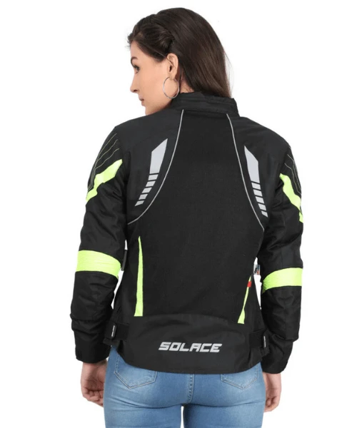 Solace Asmi Ladies Jacket V3 Black & Neon-Solace 7 Solace Asmi Ladies Jacket V3 Black & Neon-Solace - Image 5