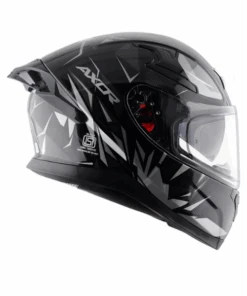 Axor Apex Hunter Helmet- Gloss Black Grey-AXOR -Motorcycle Riding Equipment Store 7 4 1fab97c3 2f6c 46f5 8426 f7938c60f404