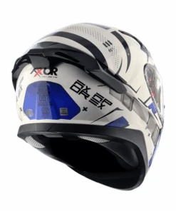Axor Apex Hex-2 Helmet - White Blue-AXOR -Motorcycle Riding Equipment Store 7 74 f2e53392 9fe1 4b30 8dbf 66999f859fb9