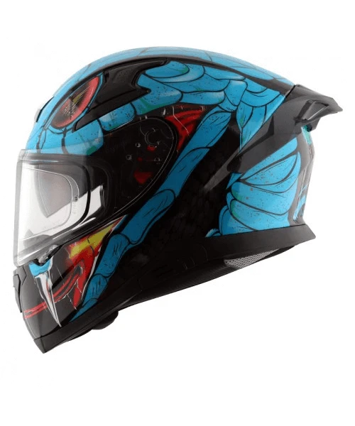 Axor Apex Venomous D/V Helmet - Black Neon Blue-AXOR 9 Axor Apex Venomous D/V Helmet - Black Neon Blue-AXOR - Image 7