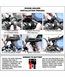 Yellowfin Claw-Grip 2.5 A USB Mobile Holder With Charger For Bikes / Scooters - M6 Black-Yellowfin 18 Yellowfin Claw-Grip 2.5 A USB Mobile Holder With Charger For Bikes / Scooters - M6 Black-Yellowfin -Motorcycle Riding Equipment Store 7 94