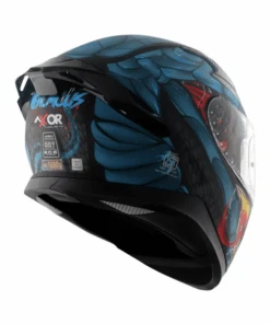 Axor Apex Venomous D/V Helmet - Dull Black Matt Blue-AXOR -Motorcycle Riding Equipment Store 7 94 f6dd63b9 2c51 42ea 976a 7a299dc5902c